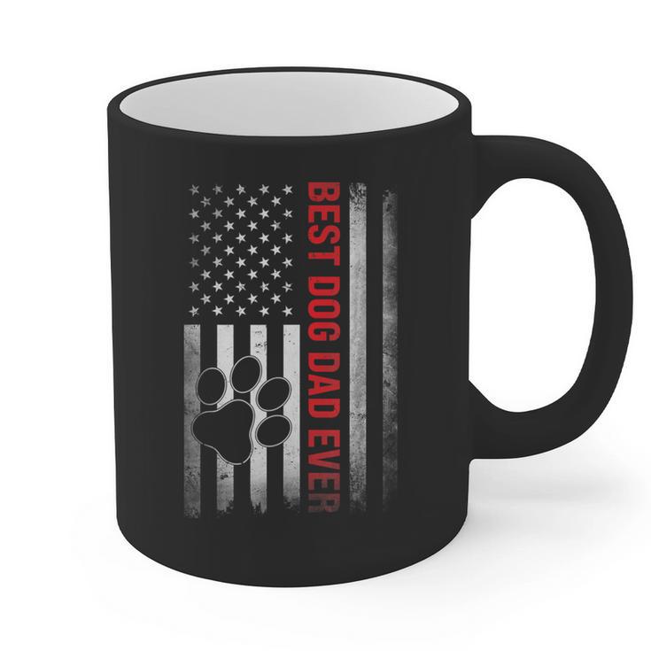 Dad Fathers Day Dog Dad Graphic Print Coffee Mug