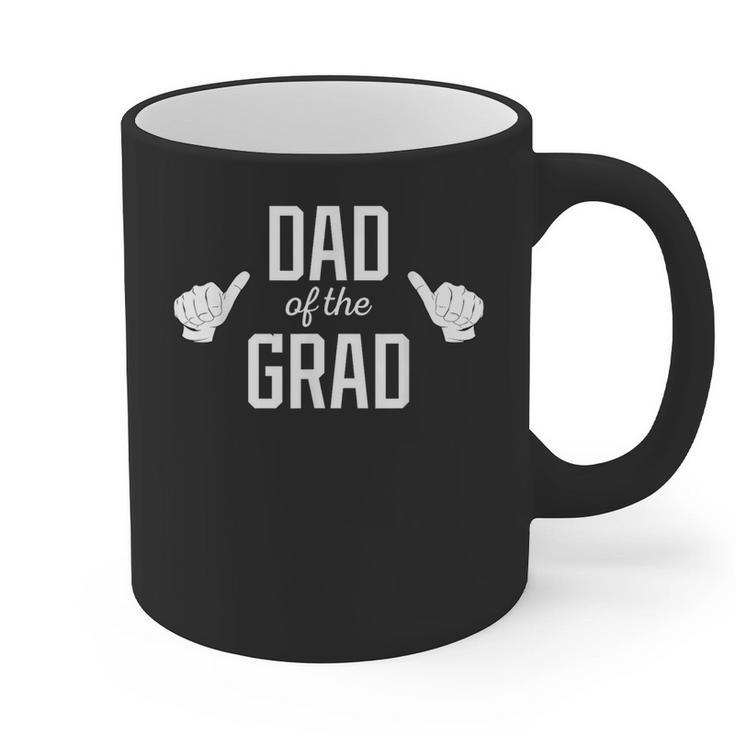 Dad Of The Grad School College University Graduation Graphic Print Coffee Mug