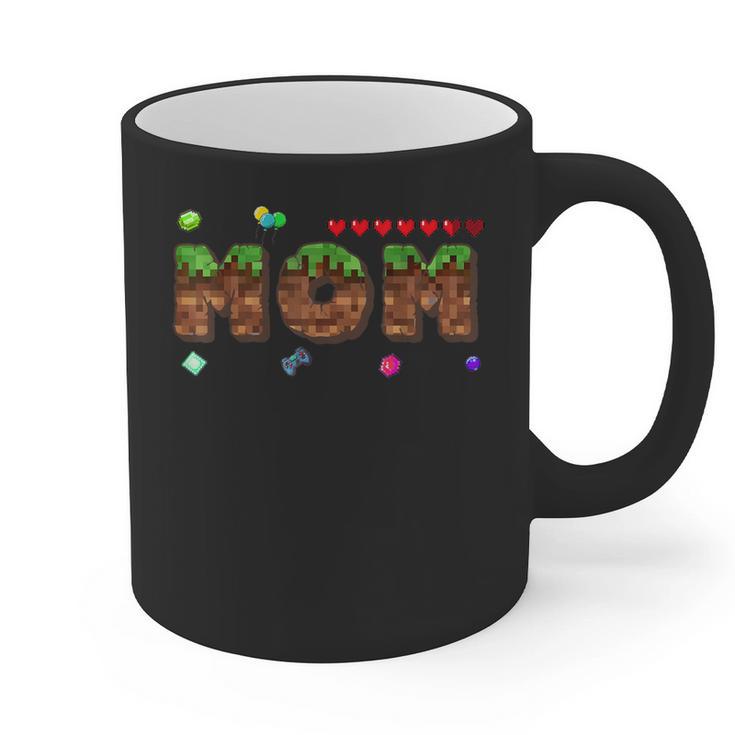 Dad And Mom Of The Birthday Boy Pixel Game Matching Family Graphic Print Coffee Mug