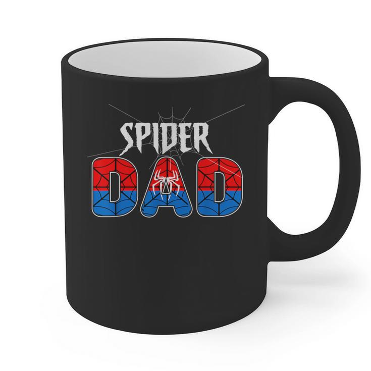 Dad And Mom Spider Family Matching Birthday Halloween Graphic Print Coffee Mug