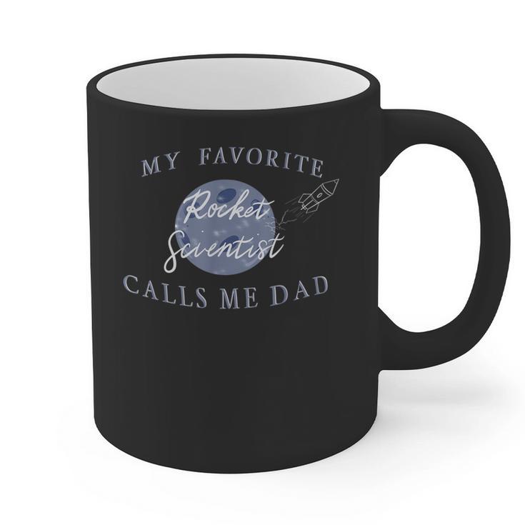 Dad Rocket Scientist Graphic Print Coffee Mug
