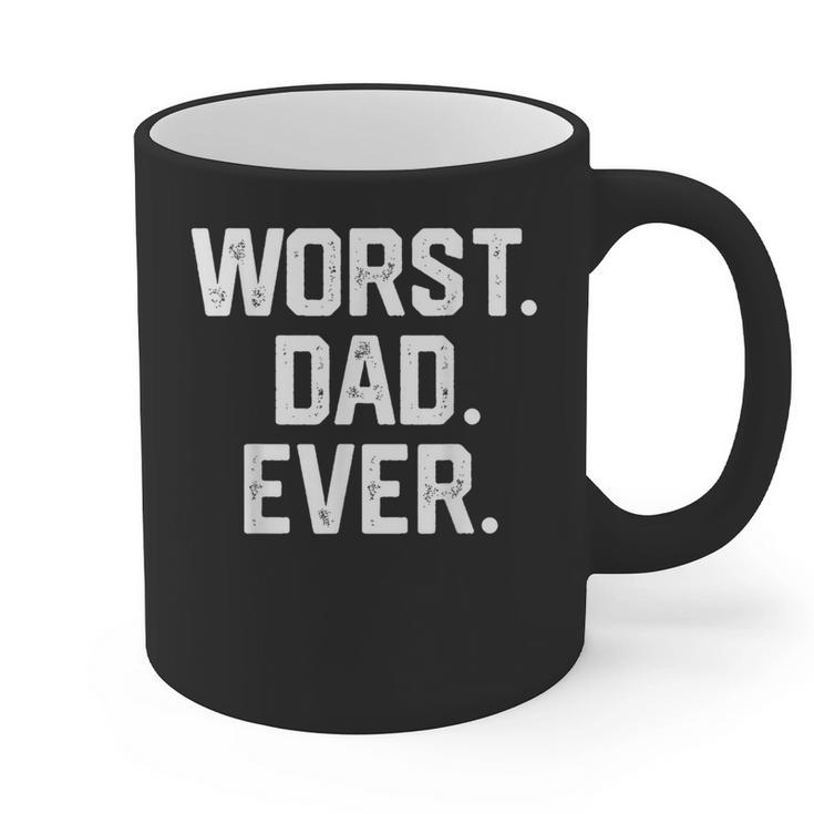 Dad Shirt – Worst Dad Ever Joke Tee Graphic Print Coffee Mug