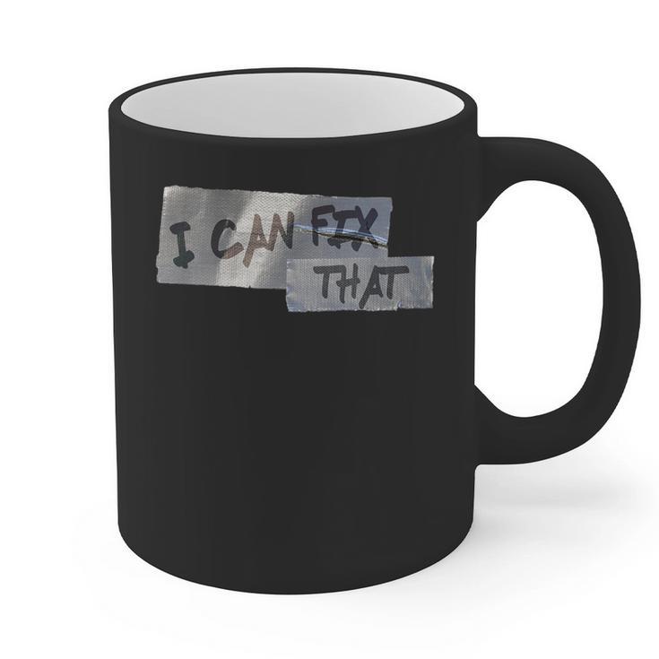 Dad Shirt Duct Tape I Can Fix That TShirt Graphic Print Coffee Mug Dad Shirt Duct Tape I Can Fix That TShirt Graphic Print Coffee Mug