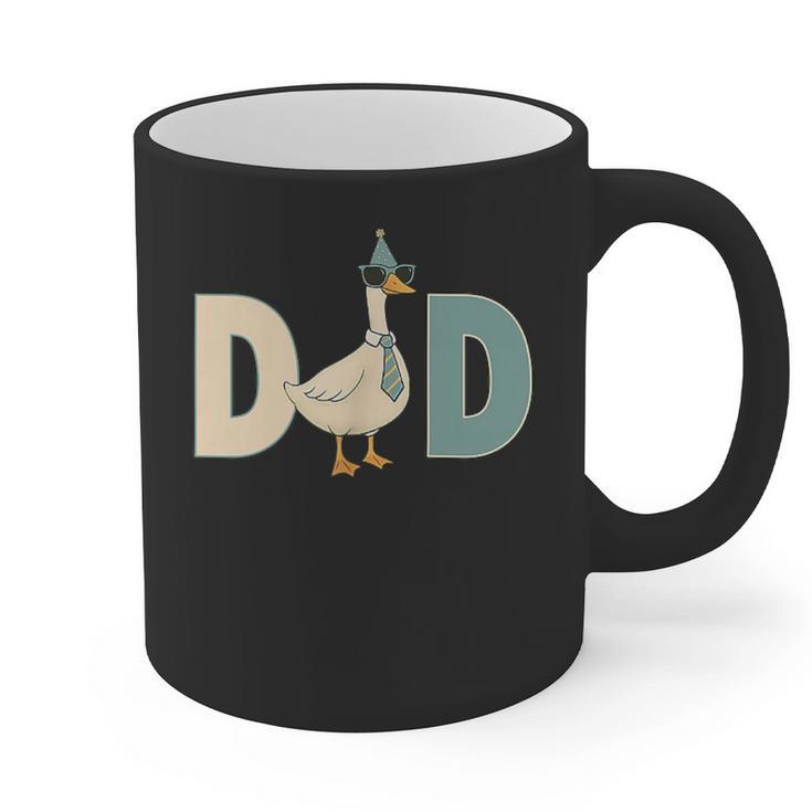 Dad Silly Goose 1st Birthday Family Matching Pocket Graphic Print Coffee Mug