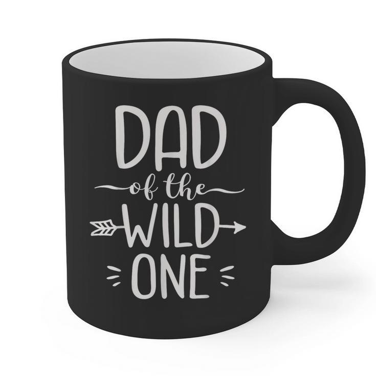 Dad Of The Wild One Shirt 1st Birthday Safari Graphic Print Coffee Mug