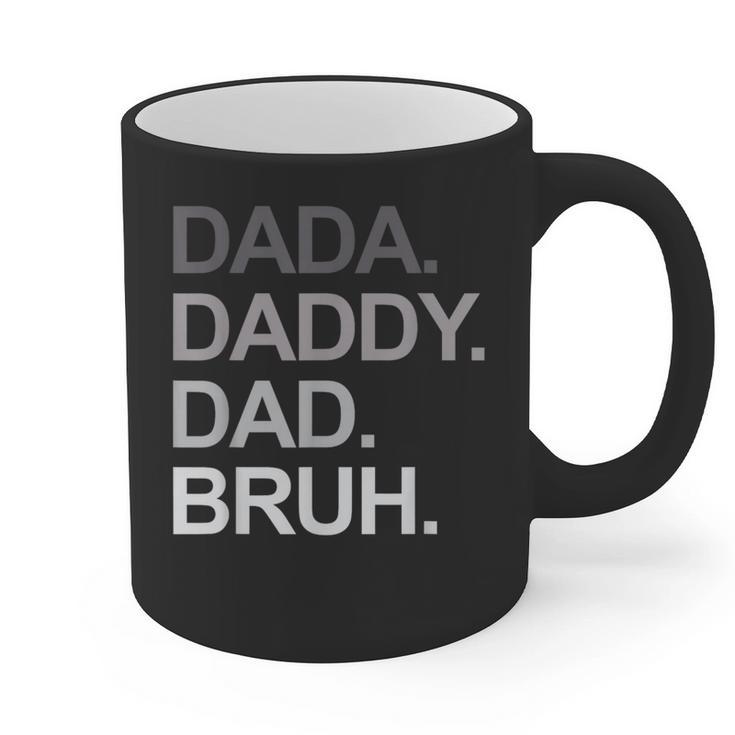 Dada Daddy Dad Bruh Husband Dad Father's Day Graphic Print Coffee Mug