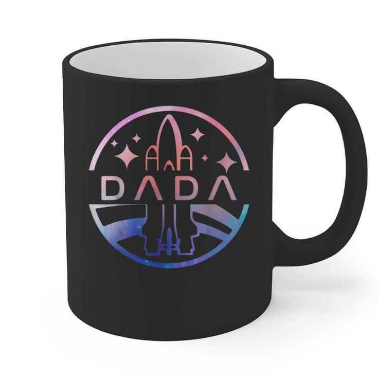Dada Space Astronaut Rocket Birthday Party Graphic Print Coffee Mug