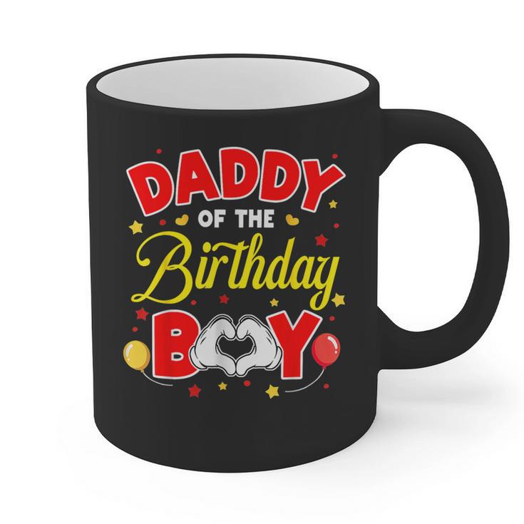 Daddy Of The Birthday Boy Matching Dad Son Family Birthday Graphic Print Coffee Mug