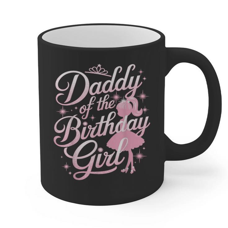 Daddy Of The Birthday Girl Doll Birthday Kid Family Matching Graphic Print Coffee Mug