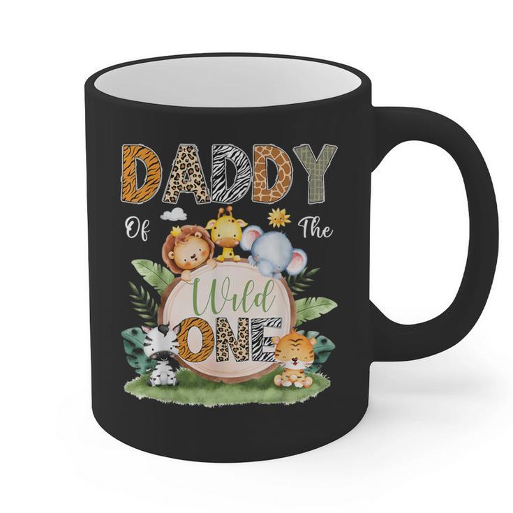 Daddy Of The Wild One 1St Birthday Kids Safari Jungle Graphic Print Coffee Mug