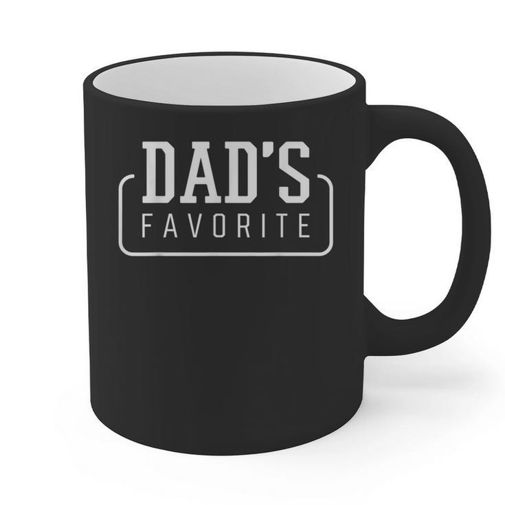 Dad's Favorite Son Daughter I'm Dad's Favorite Graphic Print Coffee Mug