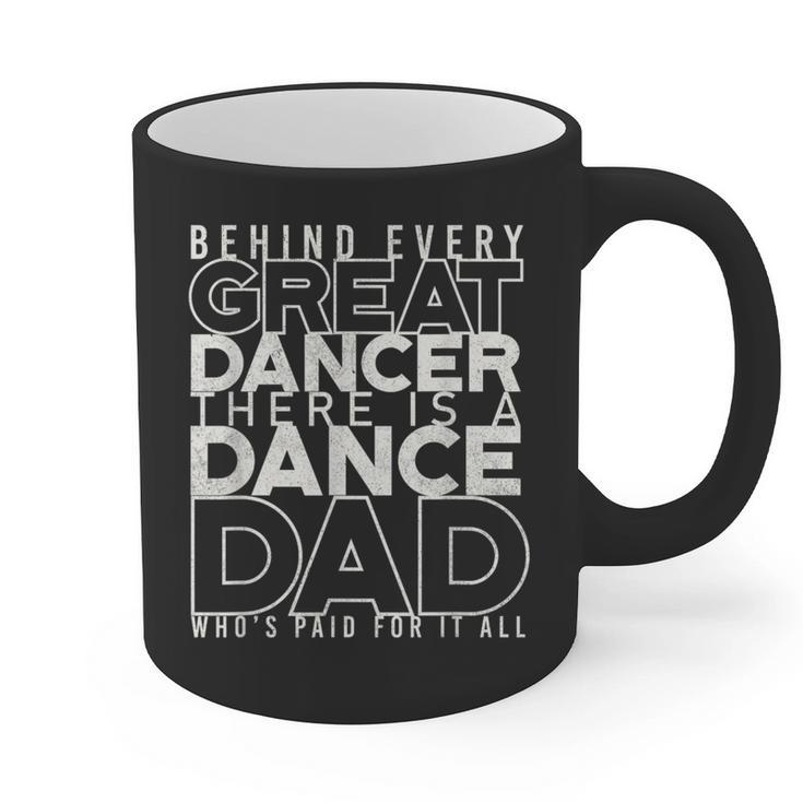 Dance Dad Shirt Proud Dancer Dancing Proud Father Men Graphic Print Coffee Mug
