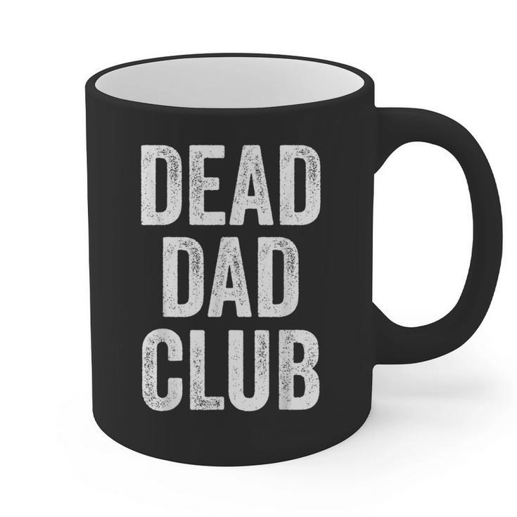 Dead Dad Club Vintage Saying Graphic Print Coffee Mug