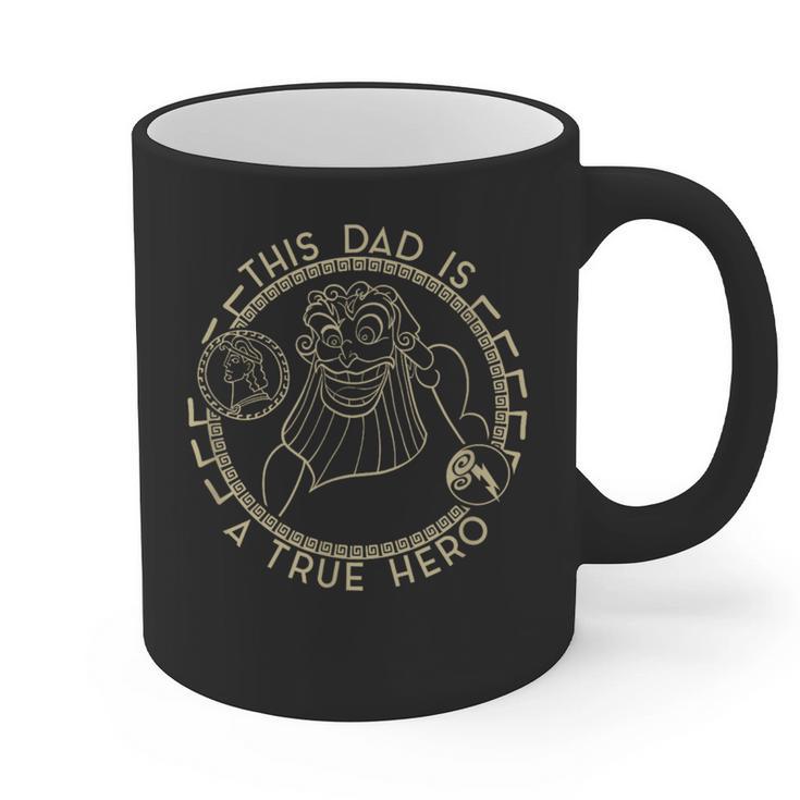 Disney Hercules Father's Day Zeus This Dad Is A True Hero Graphic Print Coffee Mug