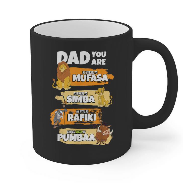 Disney The Lion King Dad You Are Word Stack Graphic Print Coffee Mug