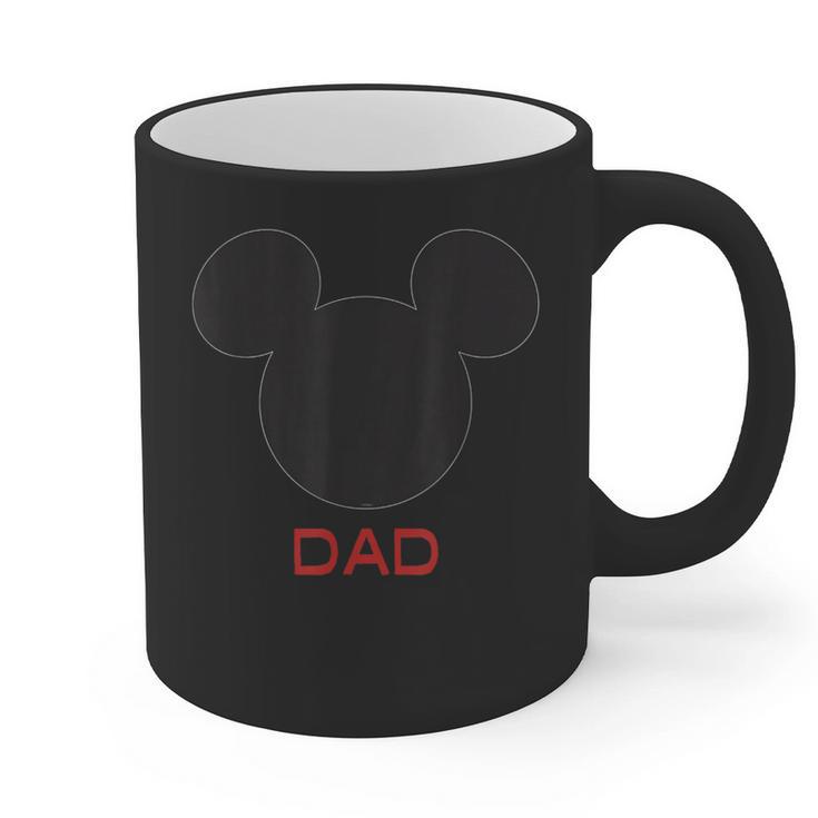 Disney Mickey Mouse Dad Family Small Graphic Print Coffee Mug
