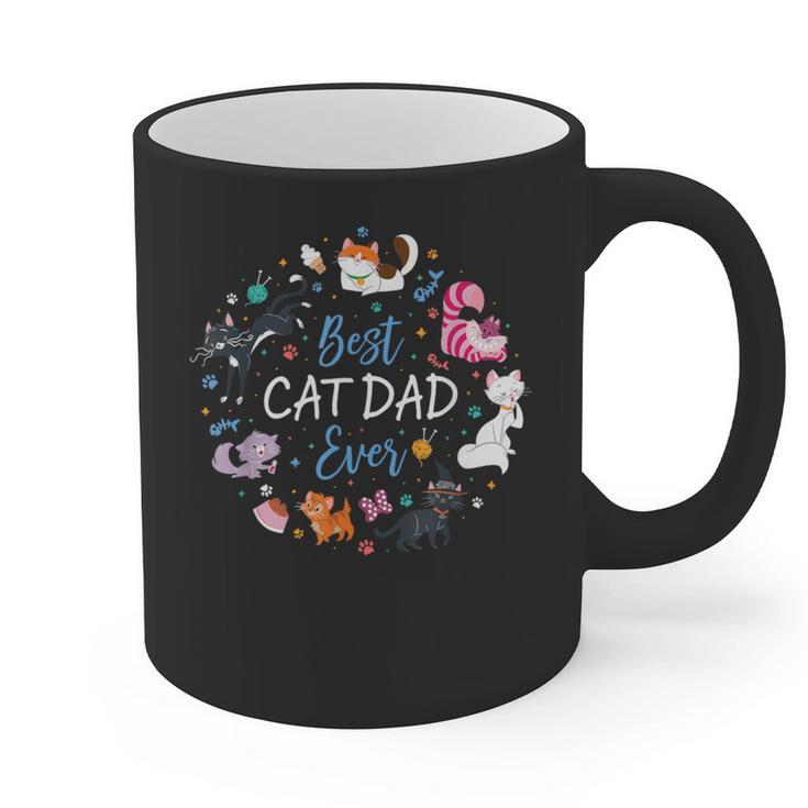 Disney Pet Parent Father’s Day Disney Cats Best Cat Dad Ever Graphic Print Coffee Mug