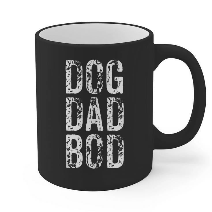 Dog Dad Bod Pet Owner Fitness Gym Graphic Print Coffee Mug
