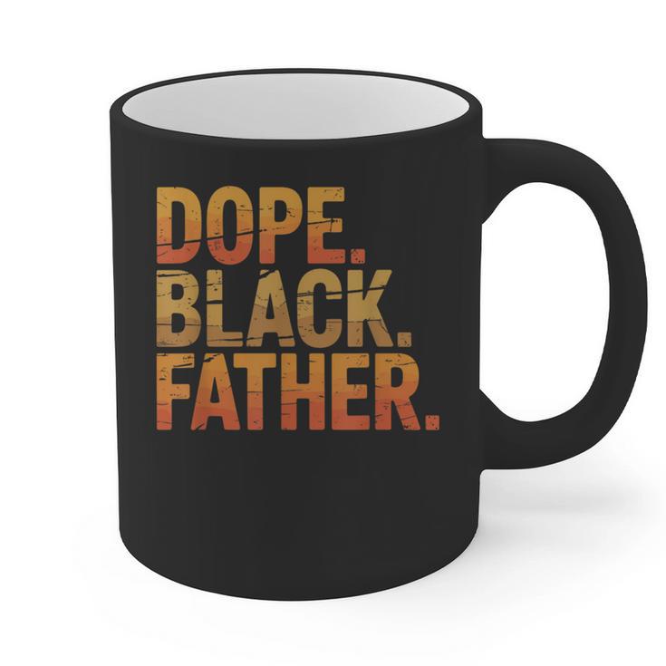Dope Father African Pride Dad Papa Daddy Fathers Day Graphic Print Coffee Mug