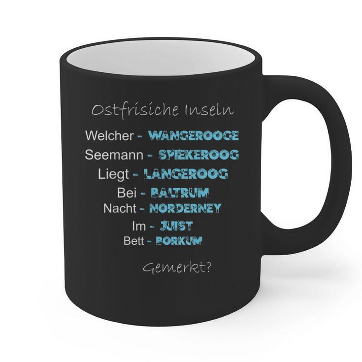 East Frisian Islands Memory Saying Shirt North Sea Graphic Print Coffee Mug