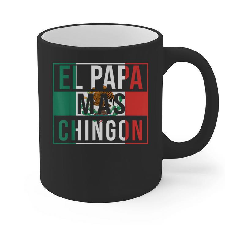 El Papa Mas Chingon Best Mexican Dad Graphic Print Coffee Mug