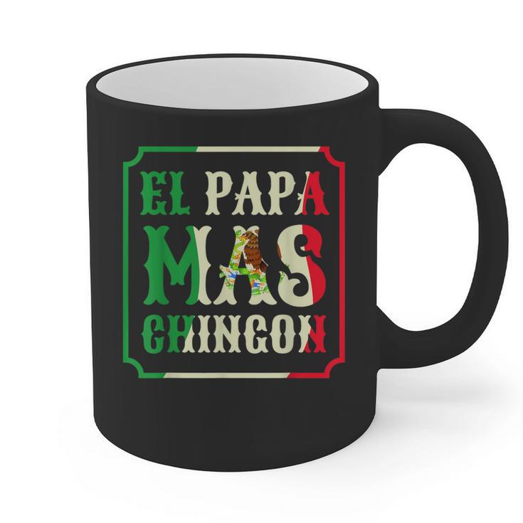 El Papa Mas Chingon Best Mexican Great Dad Graphic Print Coffee Mug