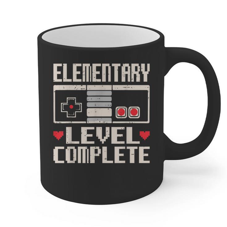 Elementary Level Complete Gamer Class Of 2025 Graduation Graphic Print Coffee Mug