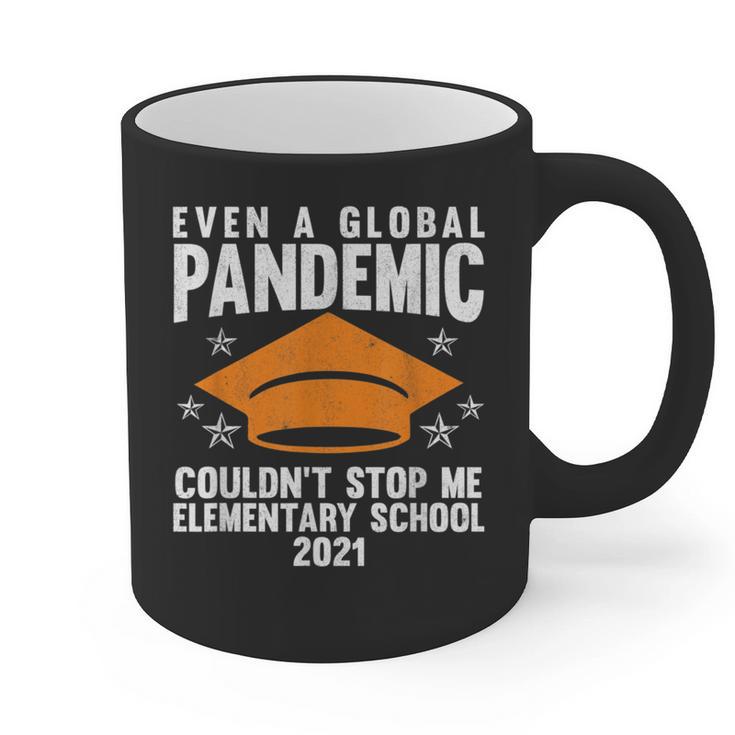 Elementary School 2021 Degree Graduation Graduate Graphic Print Coffee Mug
