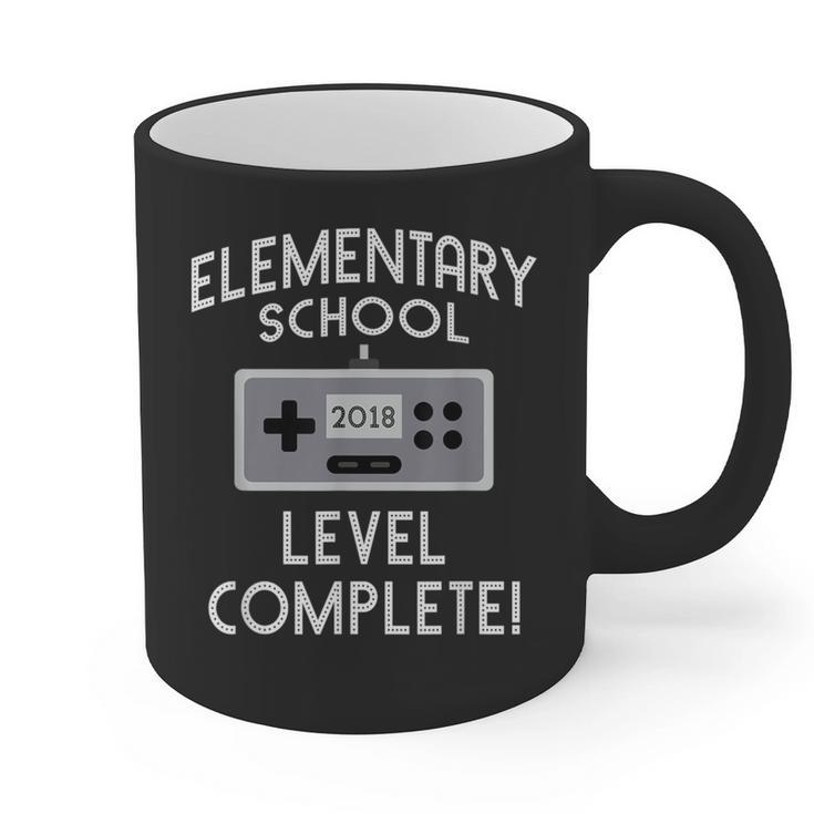 Elementary School Graduation Shirt Level Complete Gamer Graphic Print Coffee Mug