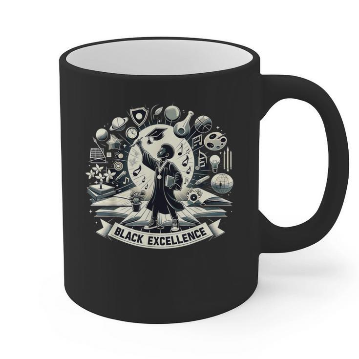 Excellence Graduation Black History Month Inspiring Graphic Print Coffee Mug
