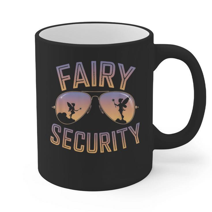 Fairy Security Birthday Family Halloween Costume Dad Mom Graphic Print Coffee Mug