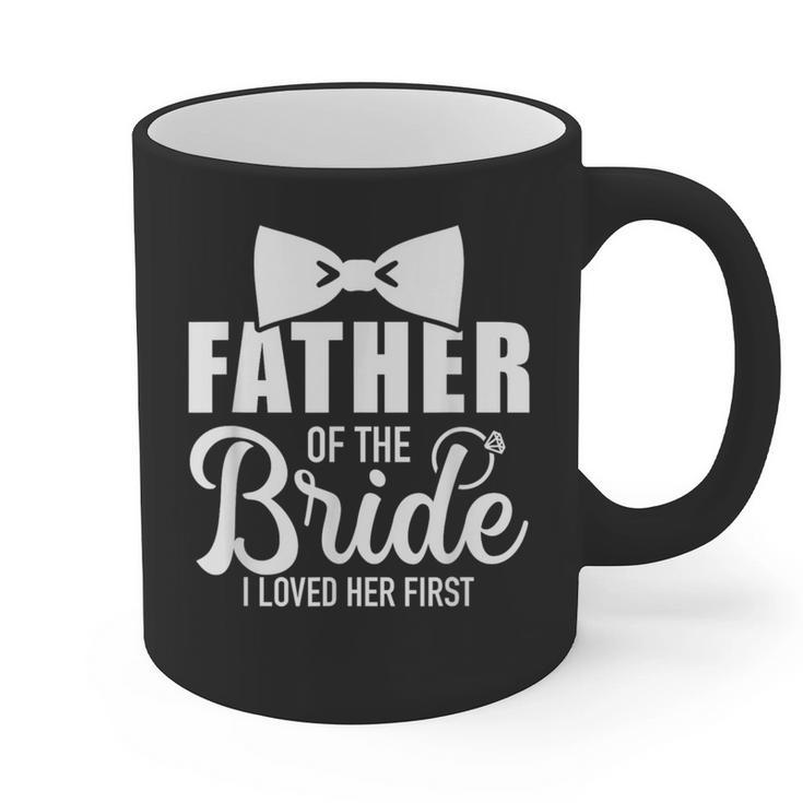 Father Of The Bride Father Dad Bride Wedding Stag Night Graphic Print Coffee Mug