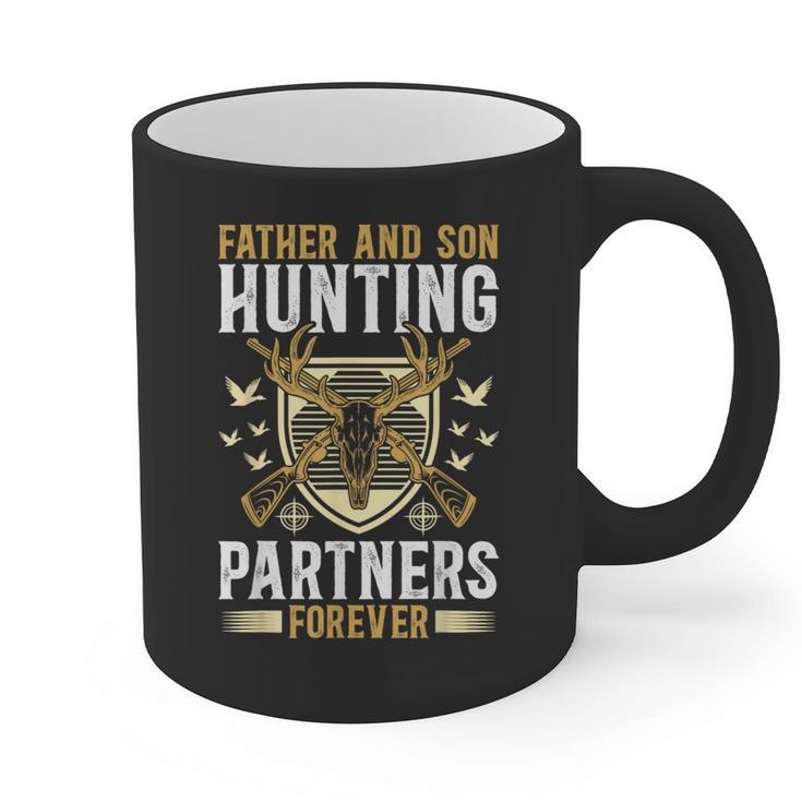 Father And Son Hunting Partners Dad And Son Hunting Buddies Graphic Print Coffee Mug