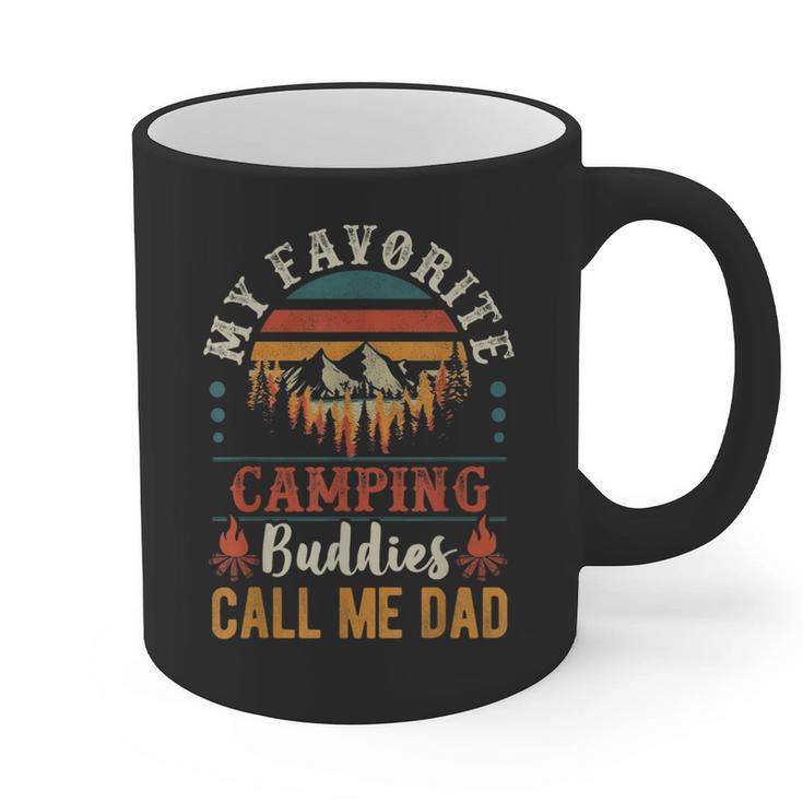 My Favorite Camping Buddies Call Me Dad Father Sayings Graphic Print Coffee Mug