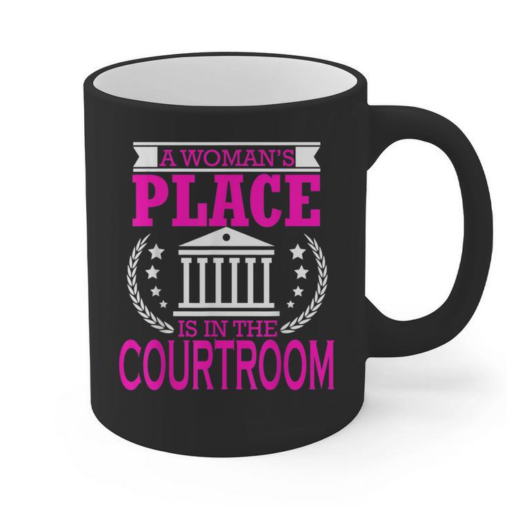 Female Lawyer Women Law Student Graduation Bar Exam Graphic Print Coffee Mug