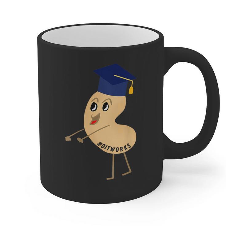 Flossing Cashew OIT For Tree Nut OIT Graduation Graphic Print Coffee Mug