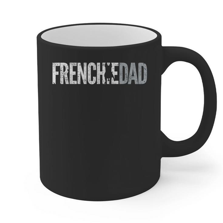 Frenchie Dad French Bulldog Father Dog Dad Graphic Print Coffee Mug