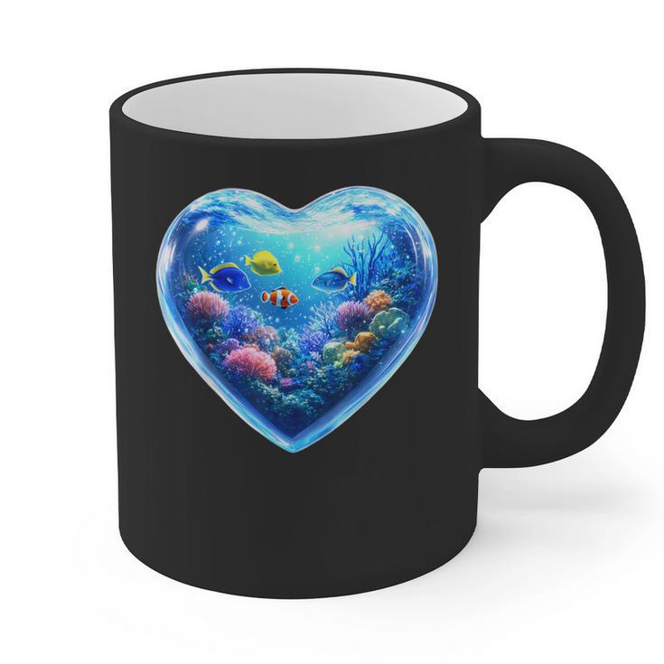 Frutiger Aero Y2K Heart Graphic Print Coffee Mug Frutiger Aero Y2K Heart Graphic Print Coffee Mug
