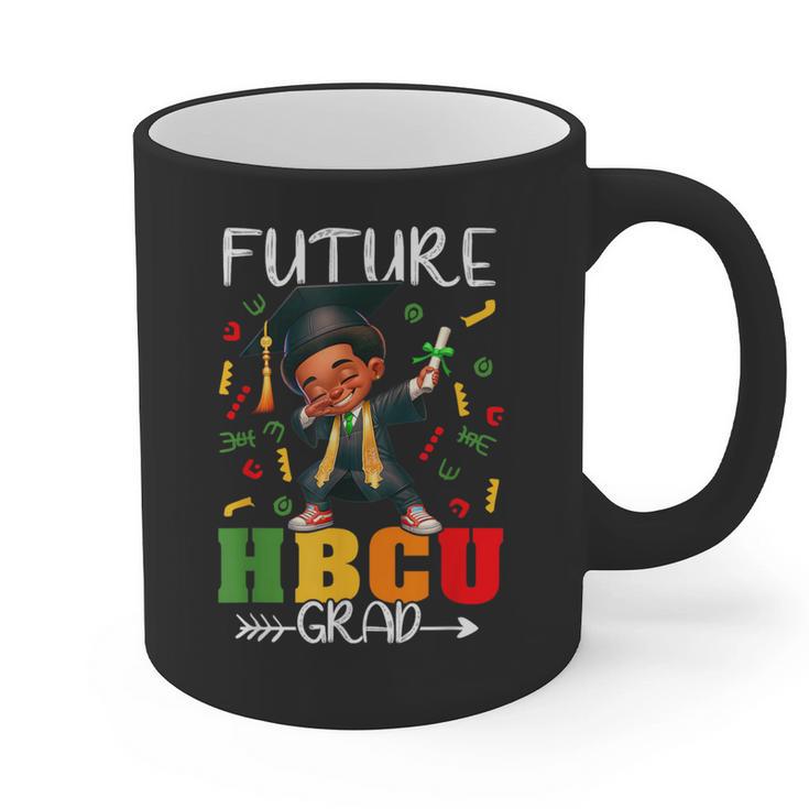Future HBCU Grad History Boy Graduation HBCU Kids Graphic Print Coffee Mug