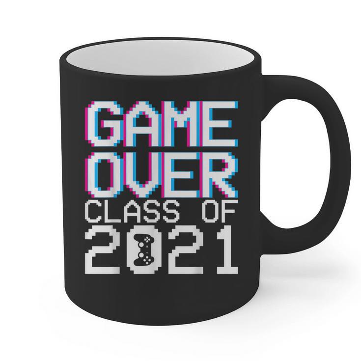 Game Over Class Of 2021 Video Games Graduation Gamer Graphic Print Coffee Mug