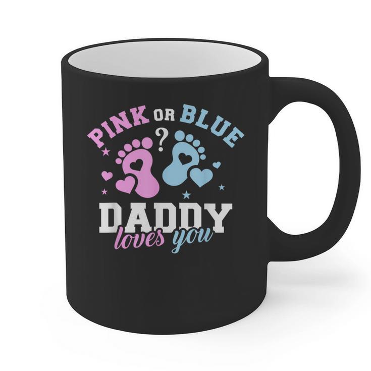 Gender Reveal Daddy Dad Graphic Print Coffee Mug