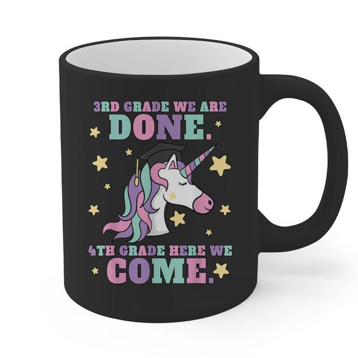 Girls 3rd Grade Graduation Magical Unicorn Graphic Print Coffee Mug