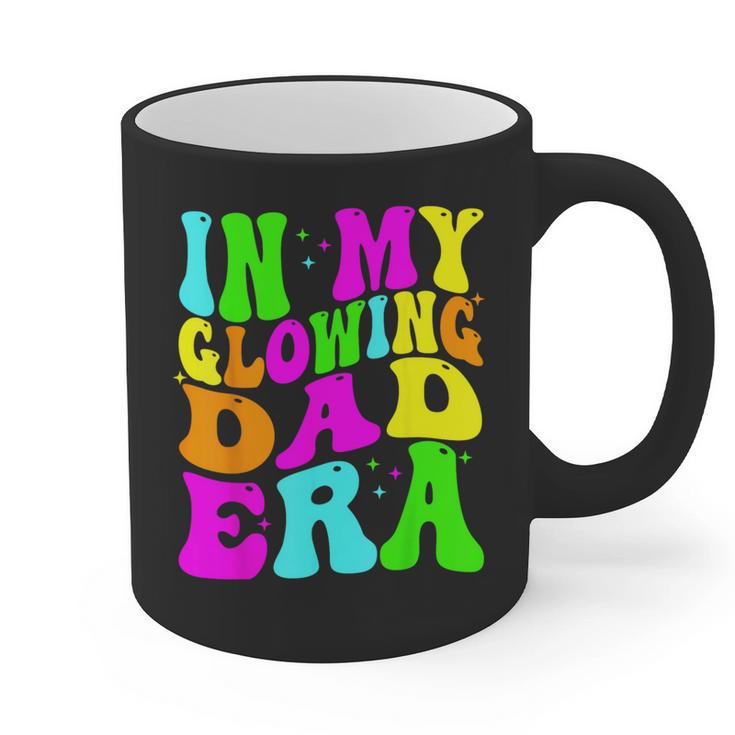 In My Glowing Dad Era Groovy Colorful Bright Graphic Print Coffee Mug