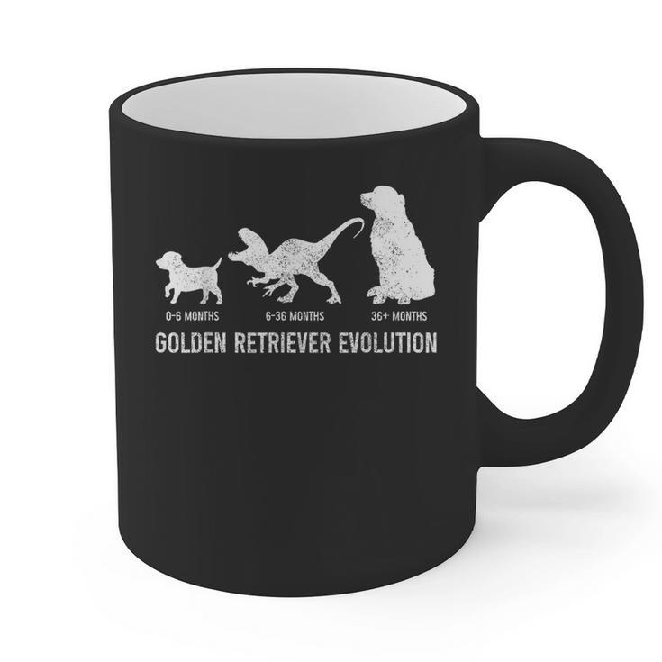 Golden Retriever Mom Dad Puppy Dog Owner Dog Lover Graphic Print Coffee Mug