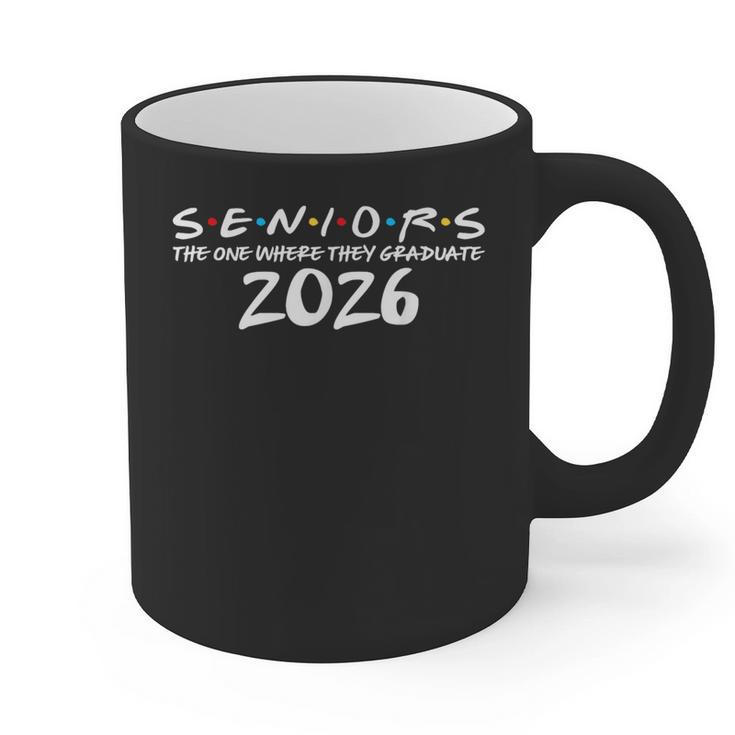 Graduation Announcements 2026 Retro Class Of 2026 Senior Graphic Print Coffee Mug