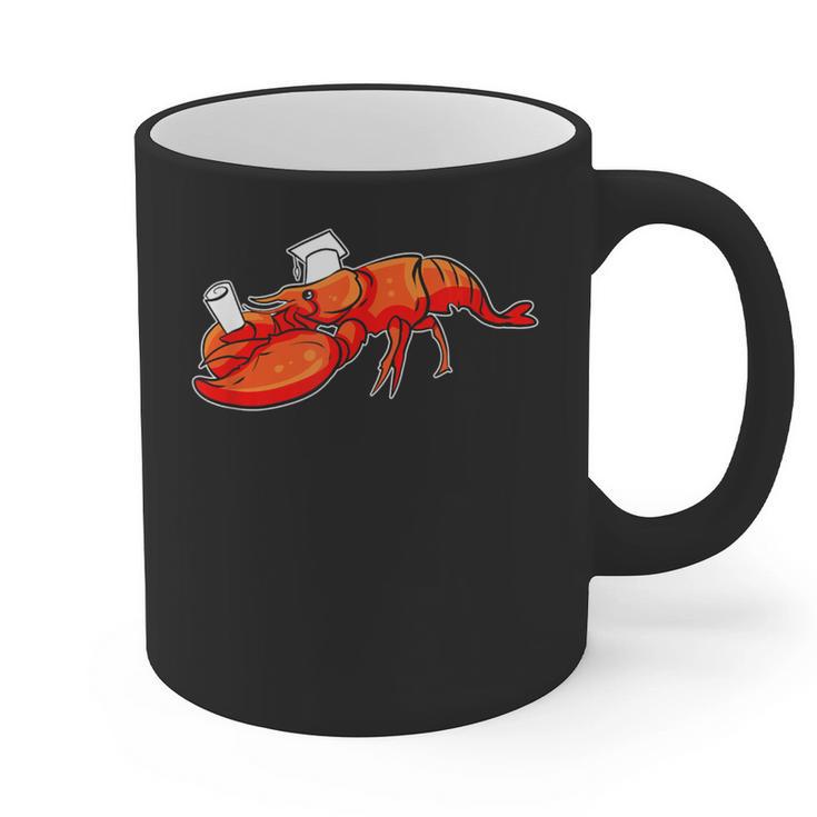 Graduation Bachelor Master Doctor PhD Study School Lobster Graphic Print Coffee Mug