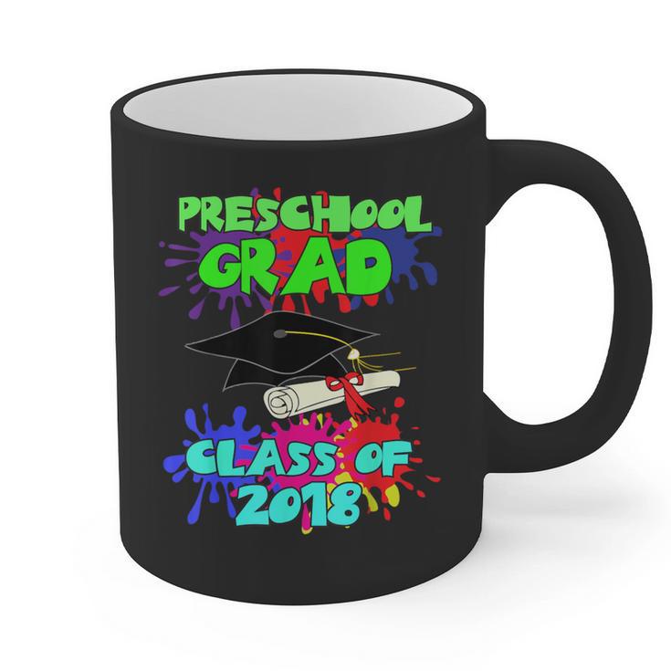 Graduation Class 2018 Cap Gown Shirt Preschool Graduate Graphic Print Coffee Mug