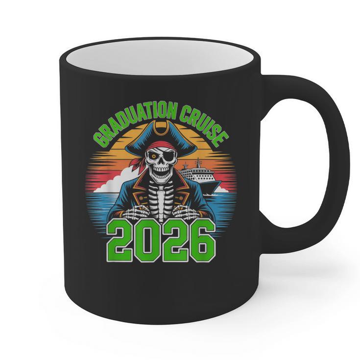 Graduation Cruise 2026 Group Pirate Matching Voyage Graphic Print Coffee Mug