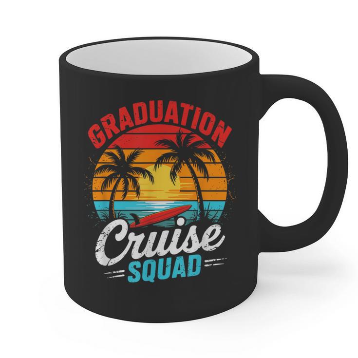 Graduation Cruise Squad 2025 Cruising Graduation Trip Graphic Print Coffee Mug