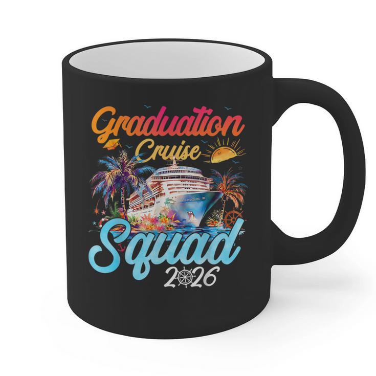 Graduation Cruise Squad 2026 Cruising Graduation Graphic Print Coffee Mug